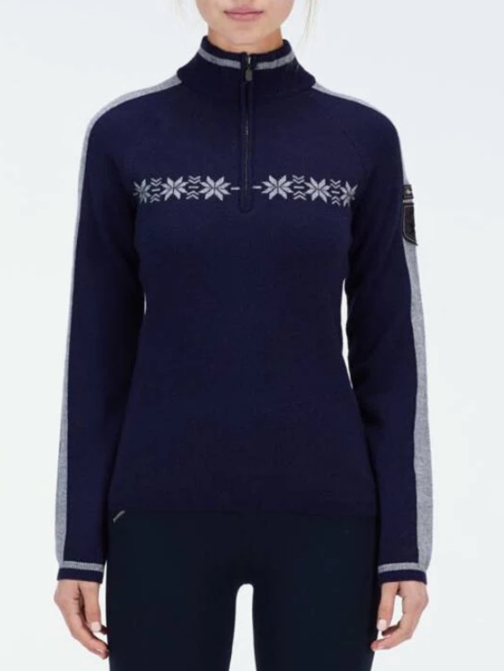 Alp N Rock Karlie Ladies Half Zip Sweater Size Small Ski Snowboard Navy Blue